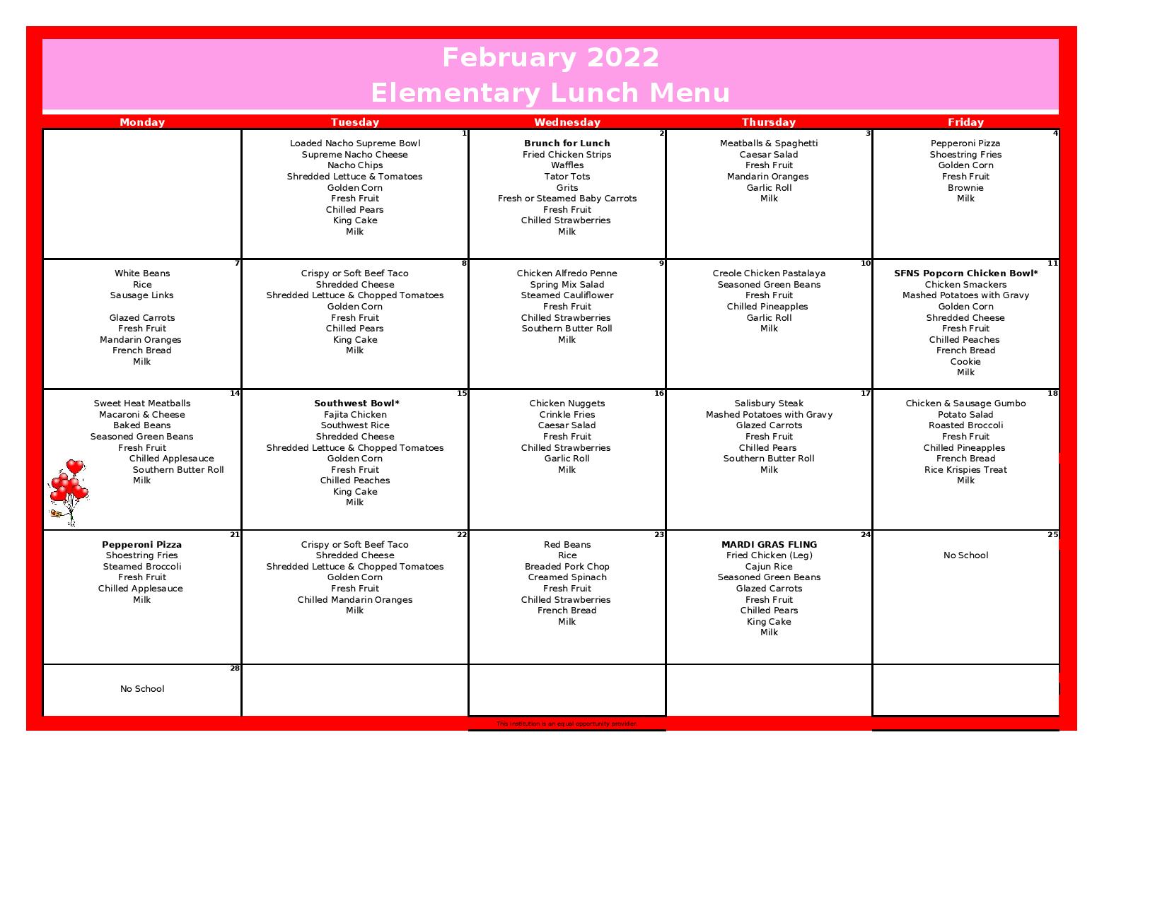 Rice Spring 2022 Calendar Lunch - Christian Brothers School